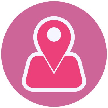 simple web illustration of location icon