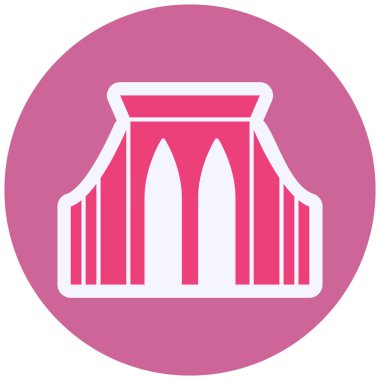 vector illustration of a beautiful Brooklyn Bridge