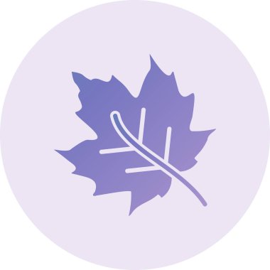 Autumn maple leaf. web icon simple illustration