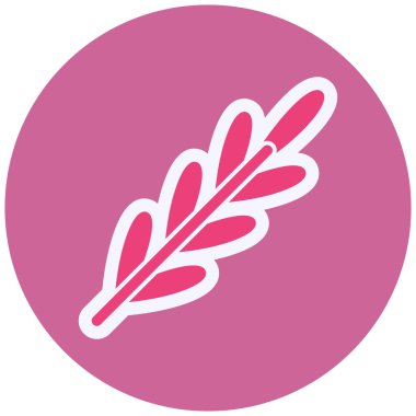Tüy. Web simgesi basit illüstrasyon