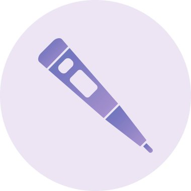 termometre simgesi vektör illüstrasyonu 