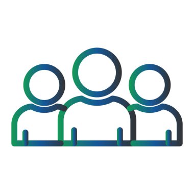 İnsan simgesinin vektör illüstrasyonu