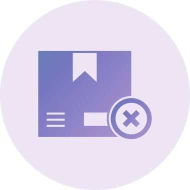 Kutu Simgesinin Vektör illüstrasyonu