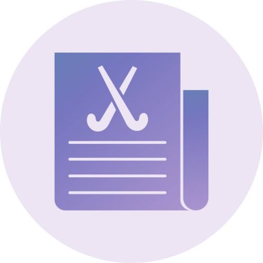 vector illustration of hockey icon