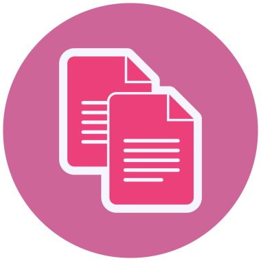 Dosya simgesinin vektör illüstrasyonu