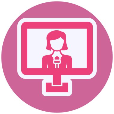 Modern eğitim ikonunun vektör illüstrasyonu