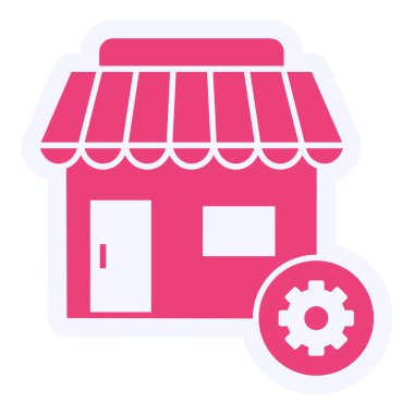 simge vektör illüstrasyonunu sakla