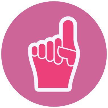 Elini ver. Web simgesi basit illüstrasyon