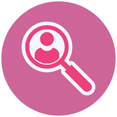 Arama simgesinin vektör illüstrasyonu