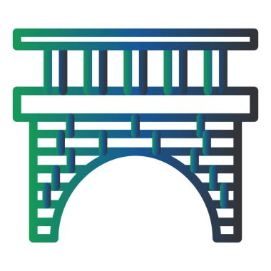 Bina. Web simgesi basit illüstrasyon