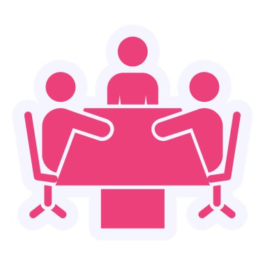 iş takımı simgesi vektör illüstrasyonu