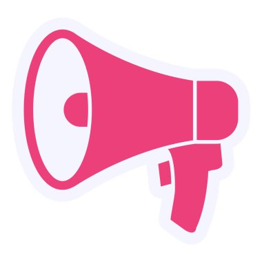 Hoparlör simgesinin vektör illüstrasyonu