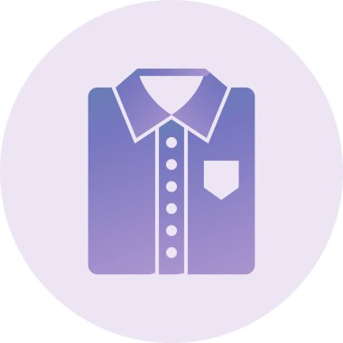 Gömlek. Web simgesi basit illüstrasyon