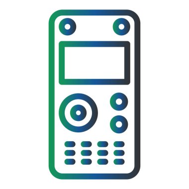 mobile phone device icon. vector illustration