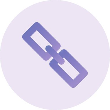 Bağlantı simgesinin vektör illüstrasyonu