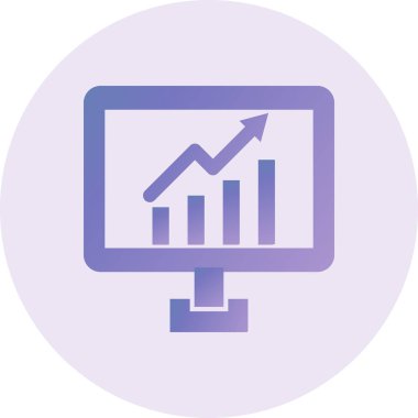 vektör lcd simgesi illüstrasyonu