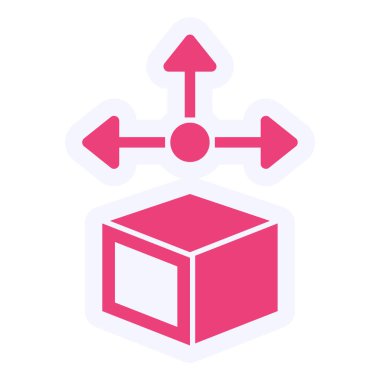 seo modern simgesinin vektör illüstrasyonu