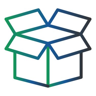 Kutu Vektörü Simgesi Tasarımı