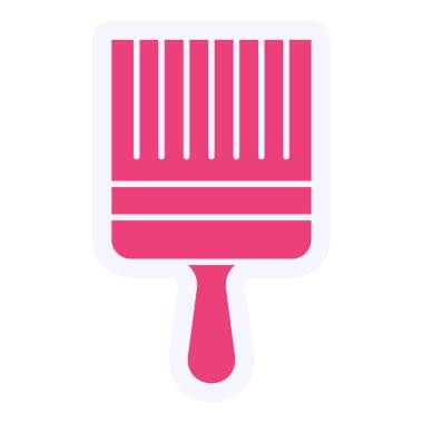 Paintbrush Tool Vector Glyph Icon Design 