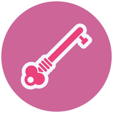 Anahtar. Web simgesi basit illüstrasyon 