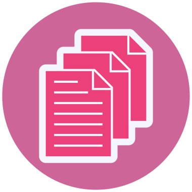 dosya biçimi simgesi, vektör illüstrasyonu