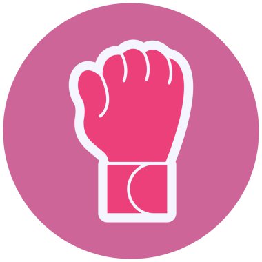 Boks eldiveni kutsal kişilerin resmi, vektör çizim