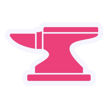 vector illustration of modern Anvil  icon