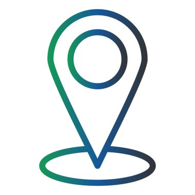 simple web illustration of location icon