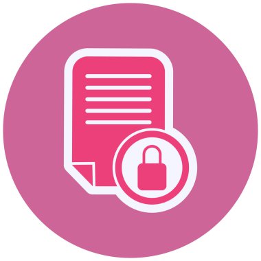 vector illustration of Encrypted icon