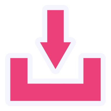 Dosya simgesinin vektör illüstrasyonu