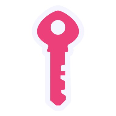 Anahtar simgesi vektör illüstrasyonu