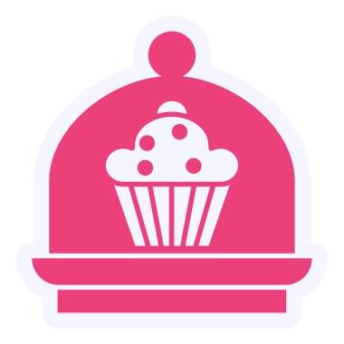 Kek Kubbesi modern ikon vektör çizimi