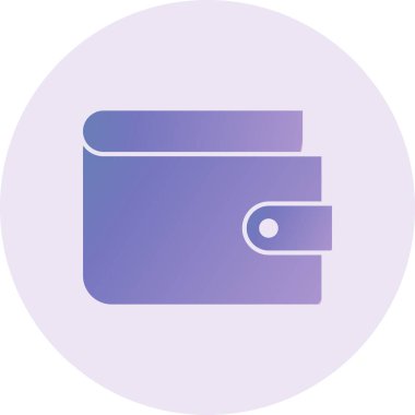 Cüzdan Vektörü Şekil Simgesi Tasarımı