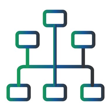 Durum haritası simgesi. Vektör İllüstrasyonu