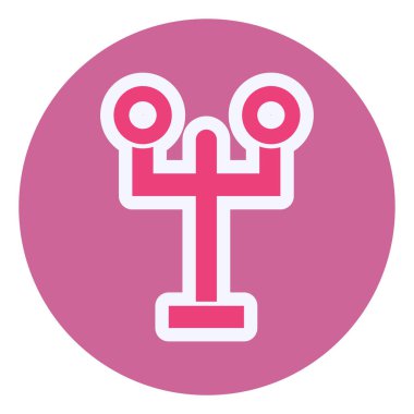 Modern b 'nin vektör illüstrasyonu eksik simgesi