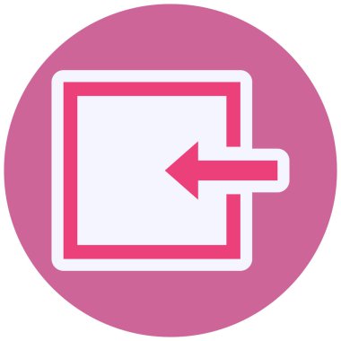 Ok. Web simgesi basit illüstrasyon