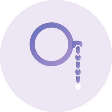 Tek Başlı Vektör Şekil Simgesi Tasarımı 