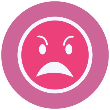 üzgün yüz ifadesi vektör simgesi