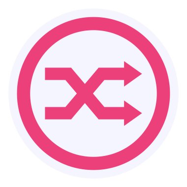 Simge vektör illüstrasyonunu karıştır