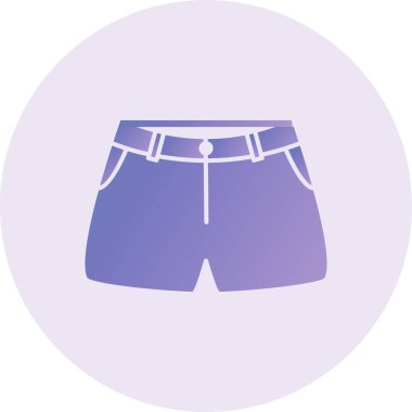 color vector icon illustration of casual apparel 