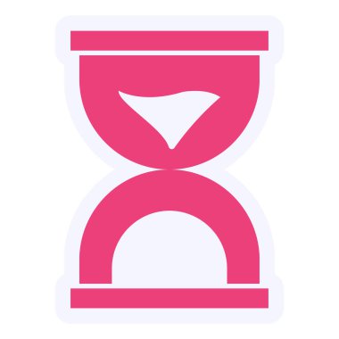 Kum saati. Web simgesi basit tasarım