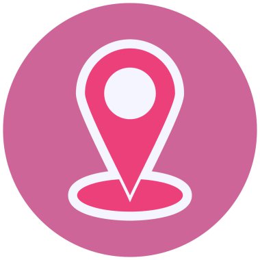 simple web illustration of location icon