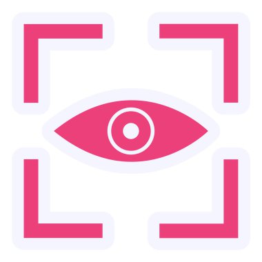 eye icon, vector illustration. Vision 
