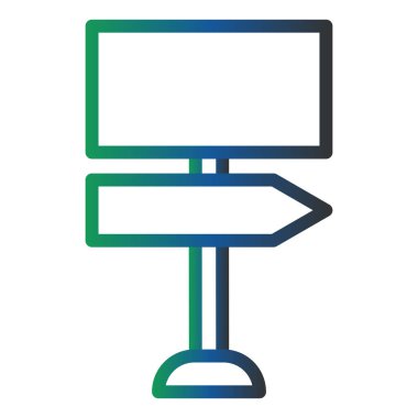 Modern simge vektör illüstrasyonunu imzala