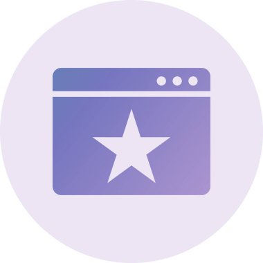 tarayıcı simgesi vektör illüstrasyonu