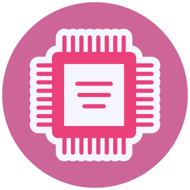 Saç. Web simgesi basit illüstrasyon