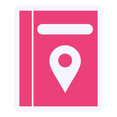 Seyahat Rehberi Modern ikon vektör çizimi