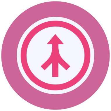 Ok. Web simgesi basit illüstrasyon