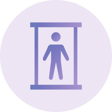 vector illustration of Body Scan icon