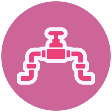 pipe icon. simple illustration of pipeline 
